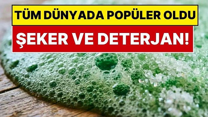 Deterjanın İçine Bir Kaşık Şeker Atın: İnatçı Kirlerden Kurtulmanın En Pratik Yolu Ortaya Çıktı