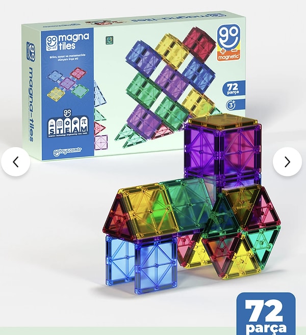 Küçük mühendislere manyetik oyun: Go Magna-Tiles!