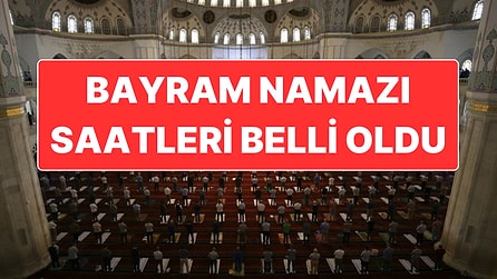 Diyanet İşleri Başkanlığı Bayram Namazı Saatlerini Açıkladı