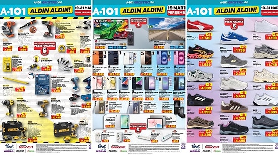 A101'e Hamur Yoğurma Makinesi Geliyor! 19 Mart 2026 A101 İnternete Özel Aldın Aldın Kataloğu