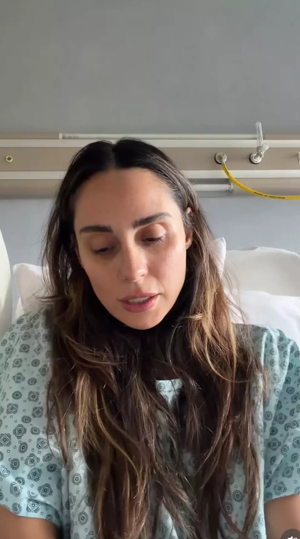 Ön kaval kemiğine platin takıldığını söyledi.