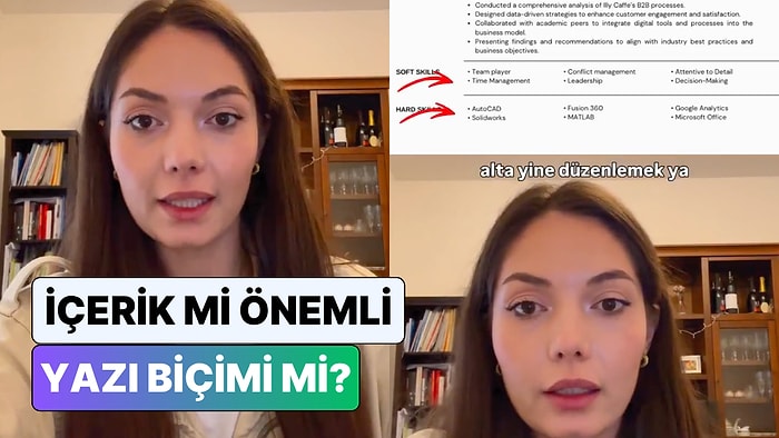 İçerik mi Yazı Biçimi mi? Bir İnsan Kaynakları Uzmanı Takipçilerinden Gelen CV'leri İnceleyip Yorumladı