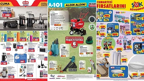 İndirim Günleri Başlıyor! 21 - 27 Mart Haftasında A101 ve BİM Aktüel Ürünler Listesinde Ne Var?