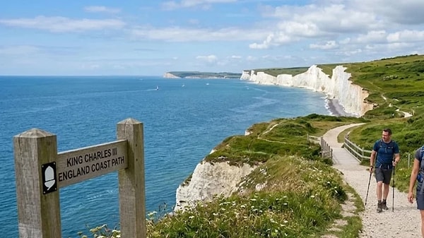 Rota, Cornwall’dan Northumberland’a kadar uzanıyor.