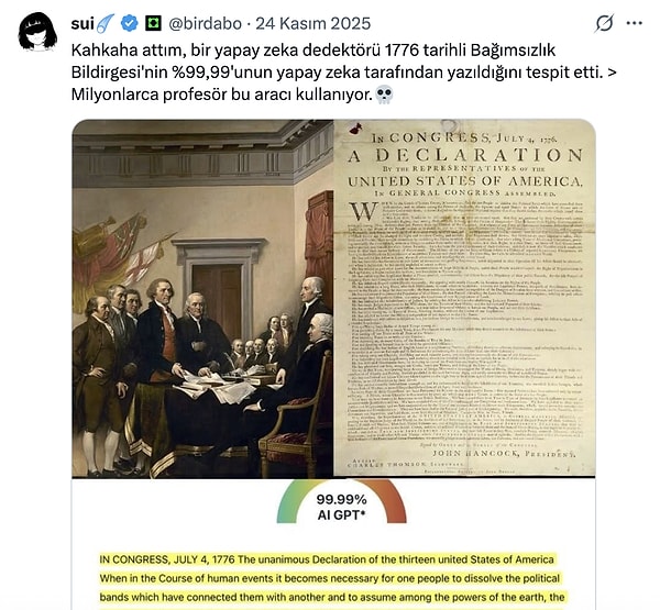 18. yüzyıl İngilizcesi, günümüz diline kıyasla çok daha resmi, tekrarlayan ve ağır bir anlatıma sahi olduğu için bu araçlar büyük yanılgıya düşüyor.
