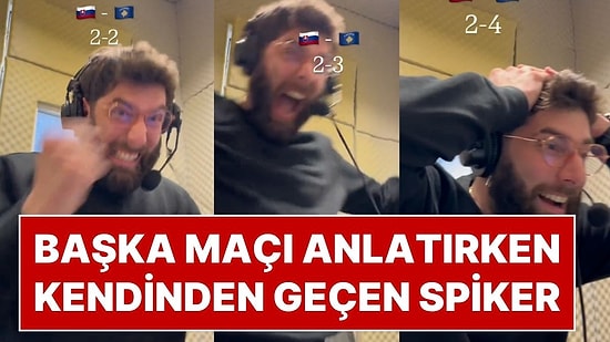 Kosovalı Spiker Engjëll Berbatovci, Danimarka - Makedonya Maçını Anlatırken Kosova Gol Attıkça Kendinden Geçti