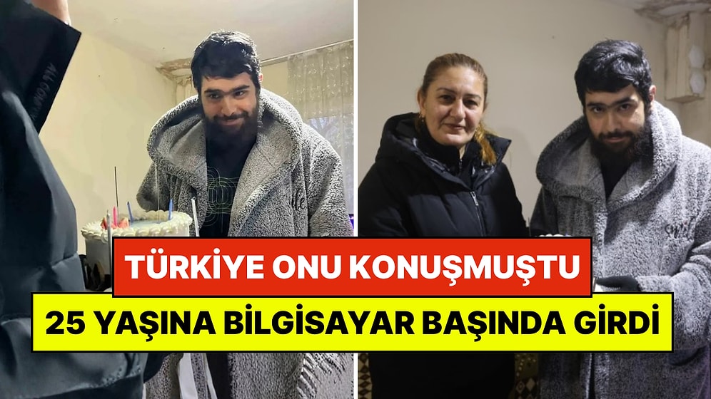 Tüm Türkiye Onu Konuşmuştu: Evden Çıkmayan Telefon Bağımlısı Barış 25. Yaşına Bilgisayar Başında Girdi