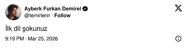 Her şey bu tweetle başladı.