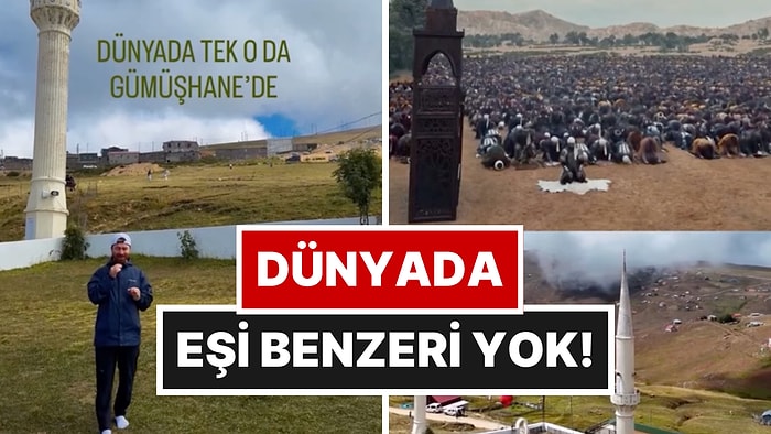 Dünyada Tek O da Gümüşhane'de: Fatih Sultan Mehmet'in Namaz Kıldığı Çatısı Gökyüzü Olan Caminin Hikayesi