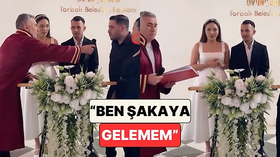 İzmir'de Bir Nikah Memuru Kendisine Şaka Yapmak İsteyen Nikah Şahitlerini Pişman Etti