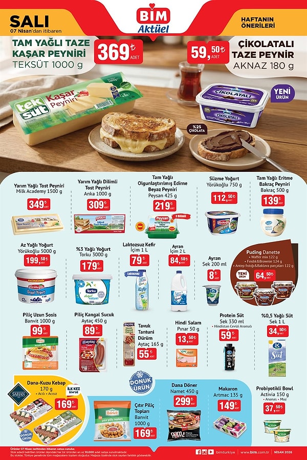 Teksüt Tam Yağlı Taze Kaşar Peyniri 1000 gr 369 TL