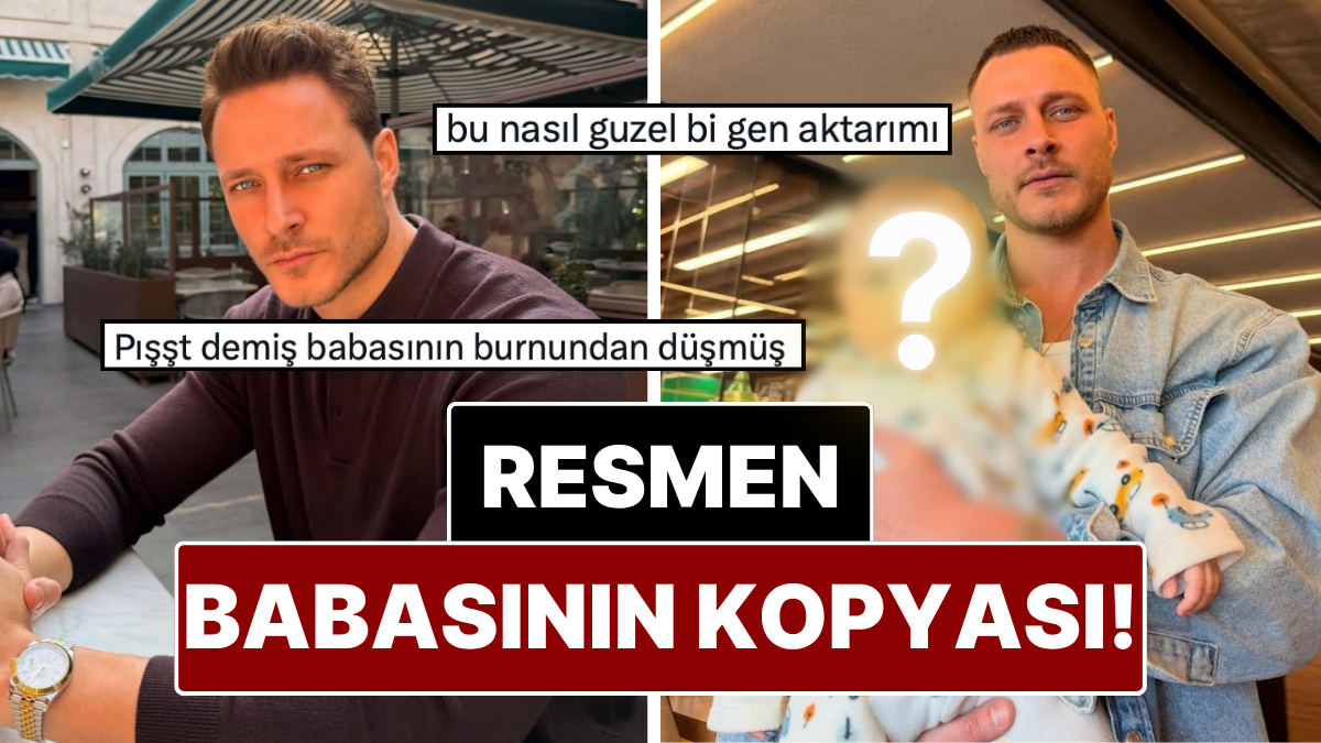 Babası Burak Çelik'e Adeta Kopyası Kadar Benzeyen Aslan’ın Tatlılığı Kalpleri Eritti!