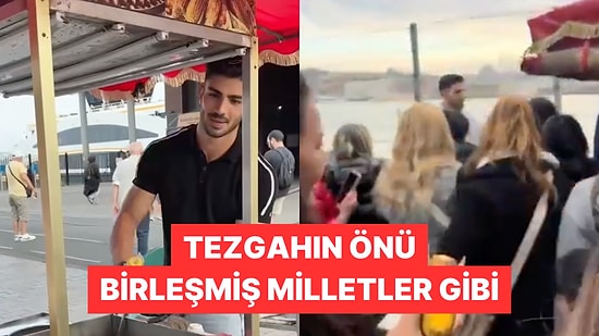 Dünyanın Dört Bir Yanından Hayranları Olan Yakışıklı Mısırcının Tezgahında İzdiham Yaşandı