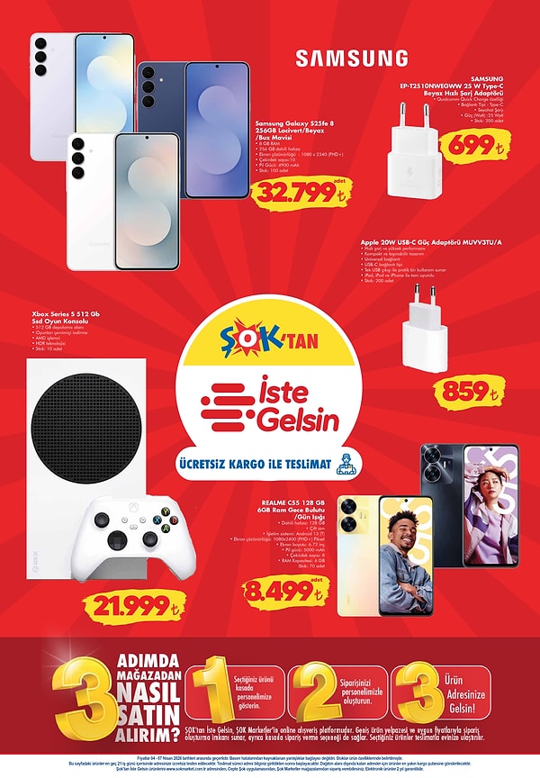 Samsung Galaxy S25fe 32.799 TL