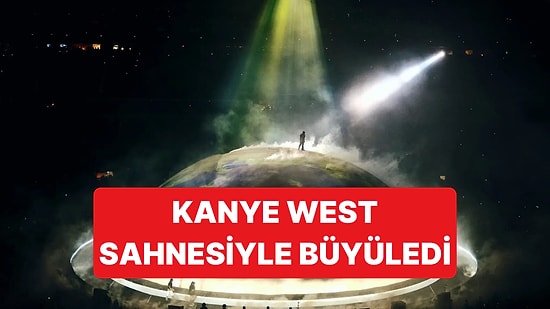 Kanye West, 2021'den Sonraki İlk ABD Konserinde Sahne Tasarımıyla Hayran Bıraktı