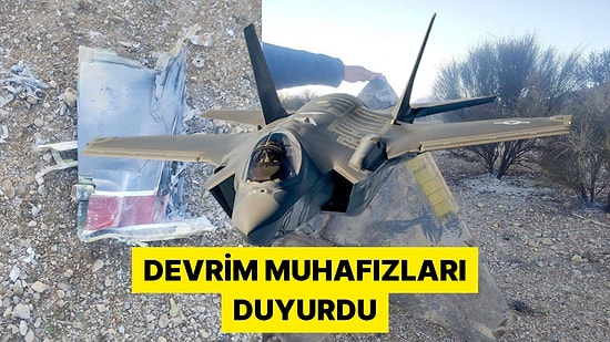 İran Sınırlarına Giren Bir F-35 Uçağını Düşürdüğünü Duyurdu