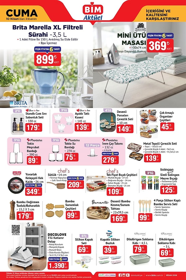 Brita Marella XL Filtreli Sürahi 899 TL