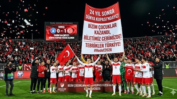 A Milli Futbol Takımımız, yıllar sonra tarih yazdı!
