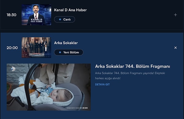 Kanal D'nin 3 Nisan Cuma yayın akışına göre Arka Sokaklar'ın yeni bölümü yayınlanacak.