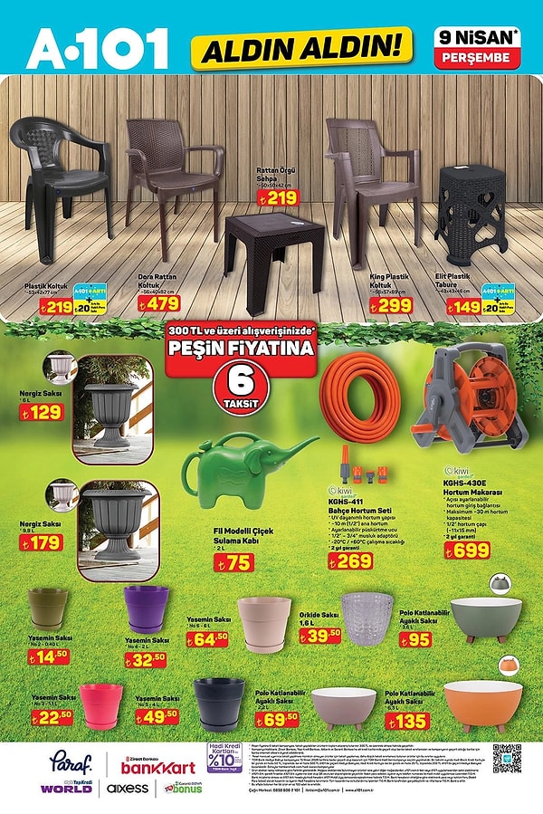 Plastik Koltuk 219 TL