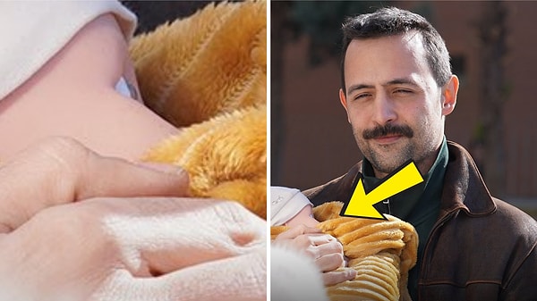 Taşacak Bu Deniz'de bebek oyuncu yerine oyuncak bebek tercih edilmiş.