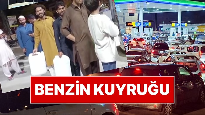 Benzine Yüzde 42 Motorine Yüzde 55 Zam Yapılınca Bidonlarla Akaryakıt İstasyonlarına Akın Ettiler
