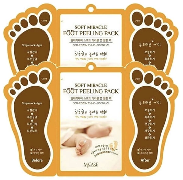 Bebeksi yumuşaklık: MJCARE Ayak Peeling Maskesi!