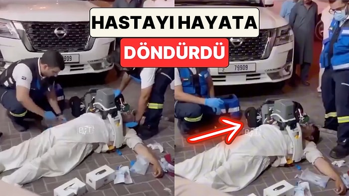 Dubai'de Kalp Krizi Geçiren Bir Adam Kalp Masajı Cihazıyla Yapılan İlkyardım Sayesinde Hayata Döndü