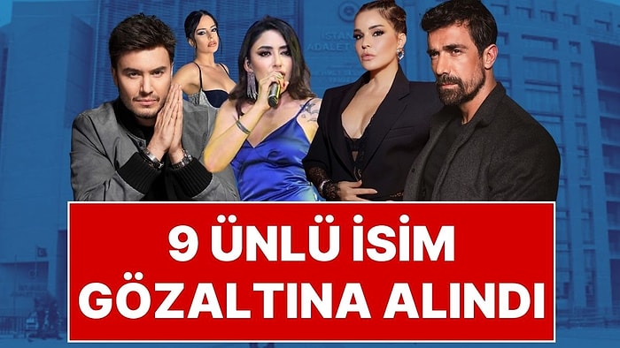 Simge Sağın, Melek Mosso, Mustafa Ceceli, İbrahim Çelikkol: Ünlülere Yeni Operasyon, Çok Sayıda Gözaltı Var!