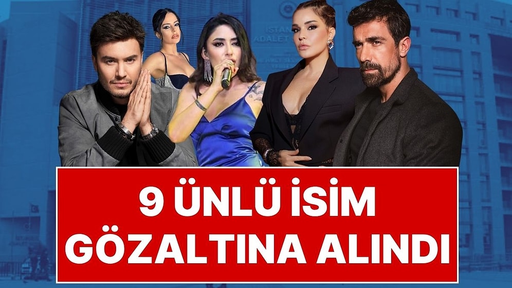 Simge Sağın, Melek Mosso, Mustafa Ceceli, İbrahim Çelikkol: Ünlülere Yeni Operasyon, Çok Sayıda Gözaltı Var!