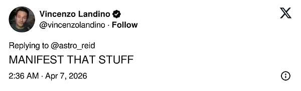 "Bunu manifestlemiş."