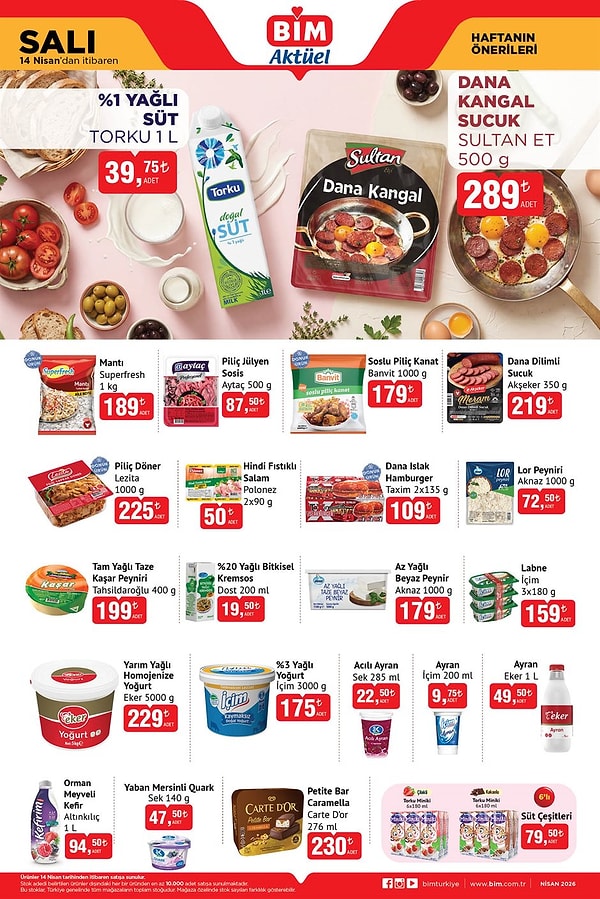 Torku %1 Yağlı Süt 1 Litre 39,79 TL