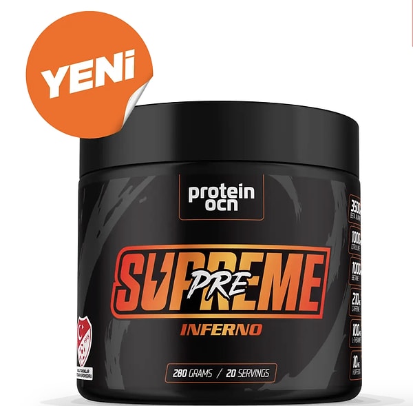 Lansmana özel enerji patlaması: Pre-Workout Supreme!