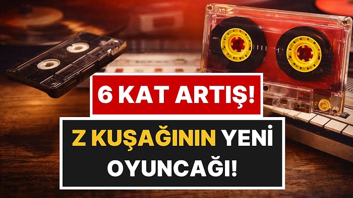 10 Yılda 6 Kat Artış! Kasetler Geri Döndü: 80’lerin Efsanesi Z Kuşağını Esir Aldı