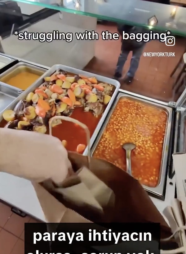 Bir Türk restoranı sosyal medyada gündem oldu.