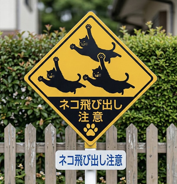 So, who's hanging up these signs?