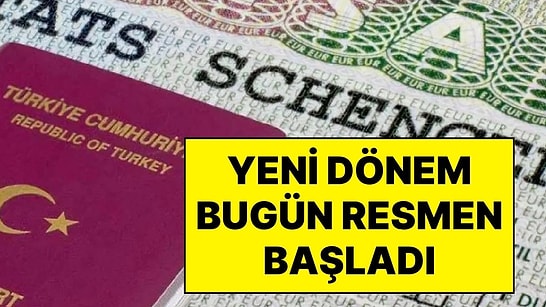 Schengen Vize Olup Yurt Dışına Çıkacak Olanların Dikkatine: Yeni Dönem Bugün Resmen Başladı