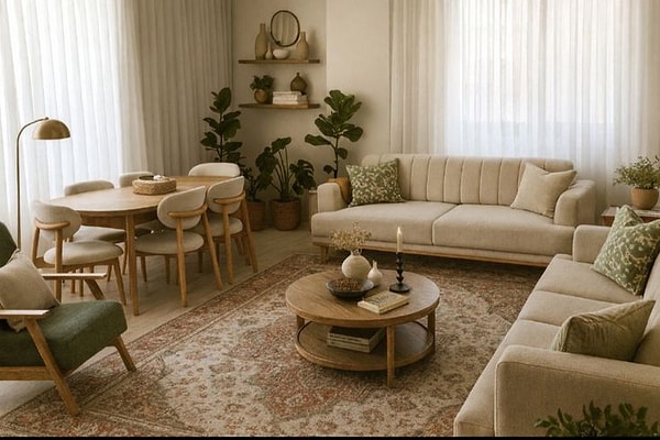 Sıcak ve samimi salon!