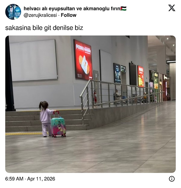 Haksızlığı da koydum bavula...