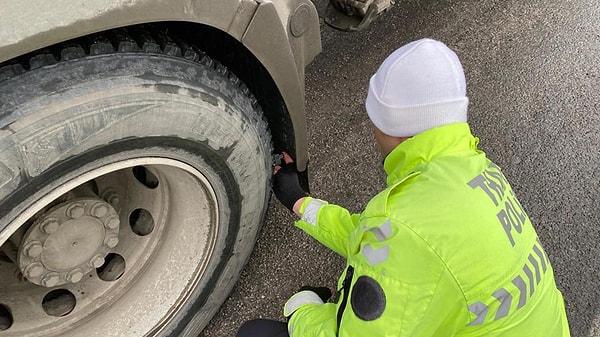 Kış lastikleri ve bu süreçteki denetim süreci de tamamlanmış oldu.