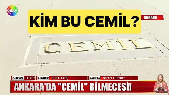 Ankara Gizemli Cemil'in Peşine Düştü: Kim Bu Cemil?