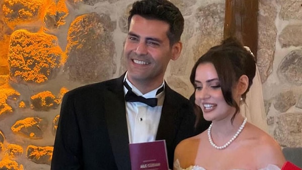 Yazgı dizisinde partner olan Erkan Meriç ve Yağmur Öztürk'ün dizi aşkı gerçeğe dönüşmüştü.