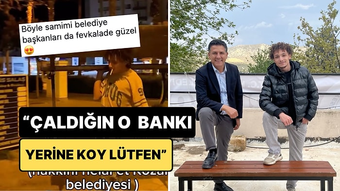 Anısı Var Diye Belediyenin Bankını Eve Götüren Kullanıcı Belediye Başkanının Radarından Kaçamadı