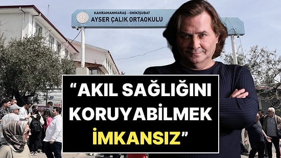 Armağan Çağlayan Kahramanmaraş'taki Okul Saldırısına Kayıtsız Kalamadı