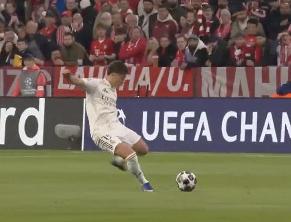 Dün gerçekleştirilen Bayern Münih ve Real Madrid maçında Arda Güler'in golü gündem oldu.