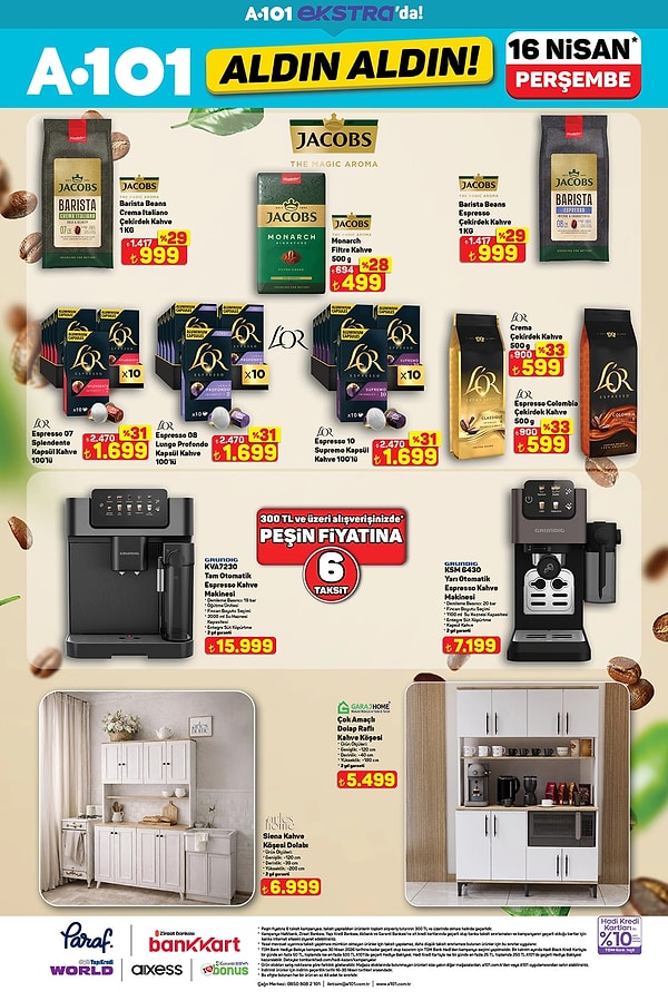 Grundig KSM 6430 Yarı Otomatik Espresso Kahve Makinesi 7.199 TL