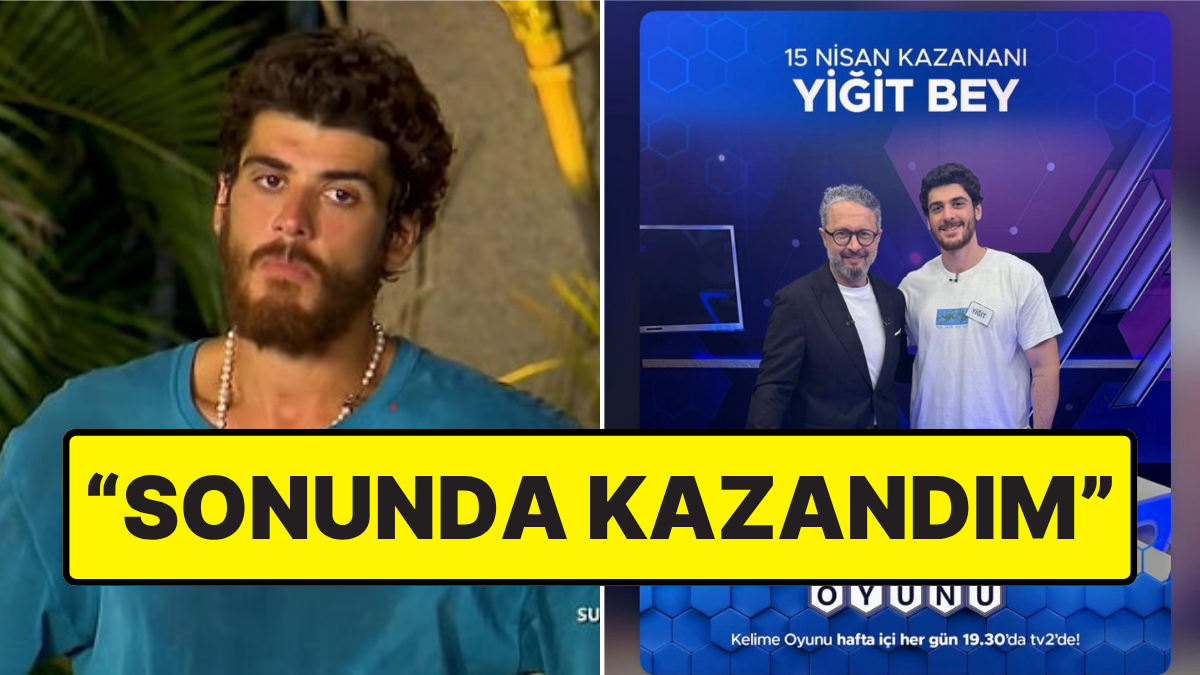 Survivor'dan İki Kez Elenen Yiğit Poyraz, Sonunda Bir Yarışmayı Kazandığını Duyurdu