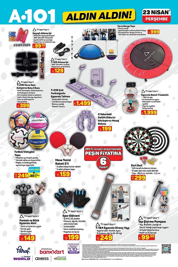 Triathlon Sayaçlı Atlama İpi 99,50 TL