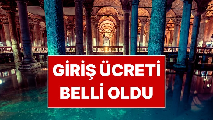 Yerebatan Sarnıcı Giriş Ücreti 1 Lira Oldu