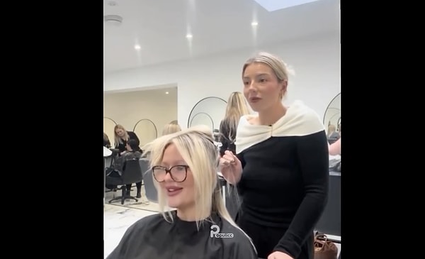 Peki saçlarına bakarak hamile olduğunu nasıl anladı?